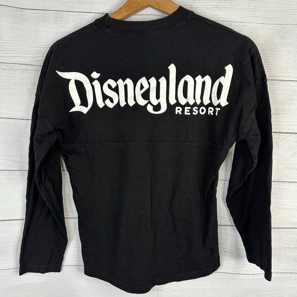 Disney Spirit Jersey Kids M Black Disneyland Resort Oversized Tee Park Souvenir - Picture 4 of 7